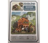Planche de Schreiber Modélisme en carton Moulin à eau romantique