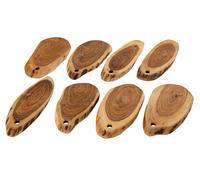 Planche de service 8 pièces Planche à découper en bois Plateau de service Déco Acacia 40 x 20 cm
