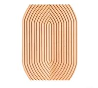 Planche de service en bois pour décoration de cuisine, rangement et présentation des aliments, adaptée pour le pain, le fromage, les gâteaux ou les apéritifs (losange)