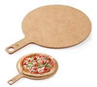 Planche de service pour pizzas et snacks avec poignée, diamètre 356 mm