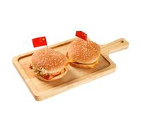 Planche de service pour steak fruits avec poignée, planche à découper pour pain comme plateau de service, cadeau de mariage pour les couples - Planche à découper en bois avec gravure - Cadeau pour