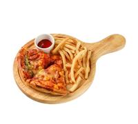 Planche de service pour steak fruits avec poignée, planche à découper pour pain comme plateau de service, cadeau de mariage pour les couples - Planche à découper en bois avec gravure - Cadeau pour