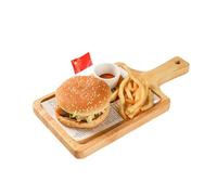 Planche de service pour steak fruits avec poignée, planche à découper pour pain comme plateau de service, cadeau de mariage pour les couples - Planche à découper en bois avec gravure - Cadeau pour