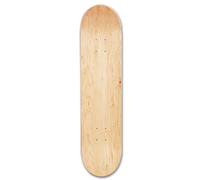 Planche de skate en bois d'érable - Planche de skateboard vierge | Panneau long en bois 8 couches - Pivot concave naturel - Planche de skateboard unie pour débutants, adolescents et adultes, 79 x 19