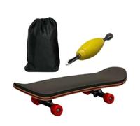 Planche De Skate pour Doigts - Construction en De Bois Léger, Mini Jouet De Skate Antidérapant 33G | Gadget Portable pour Salle De Jeux, Divertissement sur La Table De Chevet, Activités De
