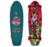 Planche de skate Street Surfing Cruiser Kicktail - royal tiger - 11 cm