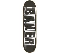 Planche de Skateboard Brand Logo, 8.125 x 31.5, Noir/Blanc
