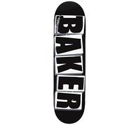Planche de Skateboard Brand Logo, 8.475 x 31.875, Noir/Blanc