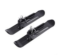 Planche de ski compatible avec roues de 15 cm à 30 cm de diamètre pour fauteuil roulant, vélo, scooter et poussette pour animal domestique utilisation en extérieur en hiver