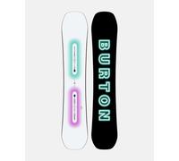 Planche de snowboard Burton Custom Camber blanc vert rose - 156