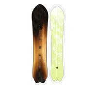 Burton Fish 3d Directional Flat Top Snowboard Jaune 156 Homme,Femme
