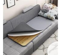 Planche de soutien à lattes en bois massif avec housse en lin lavable et coussin doux, panneau de renfort de lit, support de matelas ou de canapé, capacité de 150 kg