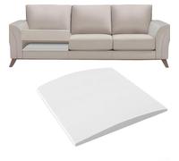 Planche de soutien de siège de canapé 50,8 x 50,8 x 5,1 cm Insert en mousse pour plus de confort et de stabilité. Centre surélevé pour éviter l'affaissement et améliorer la posture assise (blanc)
