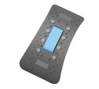 Planche de soutien lombaire, aimant ergonomique pour la colonne vertébrale confortable, appareil d'étirement du dos de 45,7 cm avec niveaux réglables, outil d'alignement de la colonne vertébrale en