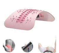 planche de soutien lombaire,back support board,back stretcher,tendeur etireur lombaire,botanéco planche de soutien lombaire,planche de soutien lombaire pour maigrir,tendeur lombaire réglable-Pink