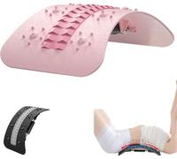 planche de soutien lombaire,back support board,back stretcher,tendeur etireur lombaire,botanéco planche de soutien lombaire,planche de soutien lombaire pour maigrir,tendeur lombaire réglable-Pink