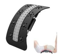 planche de soutien lombaire,back support board,back stretcher,tendeur etireur lombaire,botanéco planche de soutien lombaire,planche de soutien lombaire pour maigrir,tendeur lombaire réglable-Black