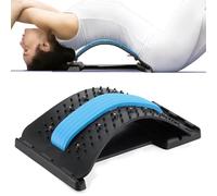 Planche De Soutien Lombaire, Masseurs pour Le Dos, Correcteur de Posture, Masseurs pour Dos pour Soutien Lombaire, Etirement Lombaire, Planche Lombaire pour Relaxation Musculaire, Yoga (Bleu)