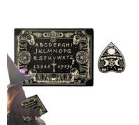 Planche De Spiritisme En Bois - Décorations Rétro En Bois,Jeu De Société De Divination | Pour La Maison Et Le Salon, Pour Halloween, Pour Les Réunions Familiales Et Pour Les Fêtes De
