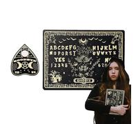 Planche De Spiritisme En Bois | Décorations Rétro En Bois - Jeu De Société De Planche Parlante | Pour Les Adolescents, La Famille, La Maison, La Chambre, La Fête D'Halloween Et La Fête De