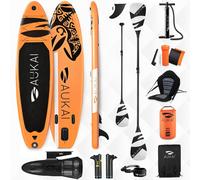 Planche de stand up paddle 320cm avec moteur électrique & siège kayak, pagaie et pagaie double SUP Planche de surf gonflable Planche de surf paddle - Océan orange