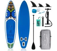 Planche de stand-up paddle gonflable, capacité de charge maximale 160 kg, kit d'accessoires complet inclus, SUPFR02D 335*83*15CM