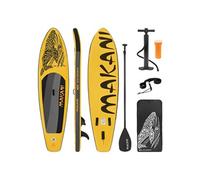 Planche de Stand Up, Paddle Gonflable Makani, 320x80x15 cm, Jaune, PVC,