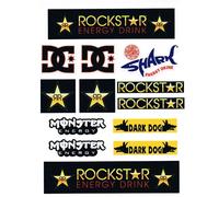 Planche De Sticker Rockstar Et Divers Logo Format A4 - 1 Feuille 3 Feuilles
