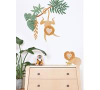 Planche de stickers Décor Jungle multicolore TU