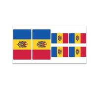 Planche De Stickers Drapeau Moldavie - Z252