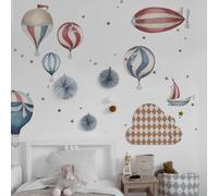 Planche De Stickers Enfants - Montgolfières Blue TU