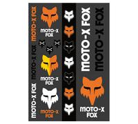 Planche de stickers Fox HERITAGE TRACK PACK