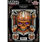 Planche de stickers Lethal Threat HELMET SKULL 150x200mm LT90692
