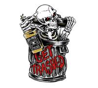 Planche de stickers Lethal Threat MINI GET TRASHED SKELETON 60x80mm