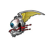 Planche de stickers Lethal Threat MINI HOT EYEBALL MONSTER 60x80mm