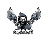 Planche de stickers Lethal Threat MINI REAPER GUN 60x80mm