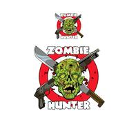 Planche de stickers Lethal Threat MINI ZOMBIE HUNTER 60x60mm