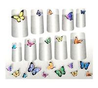 Planche de Stickers Nail Art - Thème : Papillons G