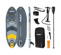 Planche de SUP gonflable - REBEL - Rebel - 244 cm - Pagaie pompe et sac à dos - Noir