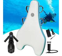 Planche de surf électrique - Bodyboard gonflable avec scooter sous-marin, moteur 500 W, 9 vitesses, flotteur amovible pour la pratique de la natation et l'exploration sous-marine, capacité de 100 kg