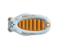 Planche de Surf Gonflable pour Enfant - Planche de flottabilité Orange Vif de Dessin animé, Bodyboard épais pour Enfant avec poignées, Flotteur de Plage de Surf Gonflable | pour l'été du lac de la p