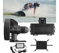Planche De Surf Motorisée Électrique 12C 288 W, Ligne De Connexion 190 Cm + Vitesse : 4-5 Km/h, Moteur De Planche À Pagaie Électrique À Ailerons, Vitesse Réglable