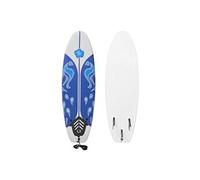 vidaXL Planche de surf pour débutants – 170 cm Bleu et Rouge pour adultes et enfants