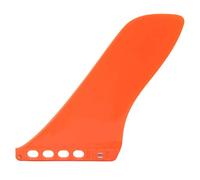 Planche de surf simple en PVC - Forme spéciale - Gouvernail équilibré - Orange - Pour sports nautiques