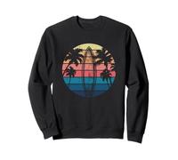 Planche de Surf Surfer Beach Palms Waves Surfing Boy Girl Sweatshirt