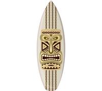 Planche de surf Tiki logo 1 autocollant sticker adhesif - Taille : 8 cm