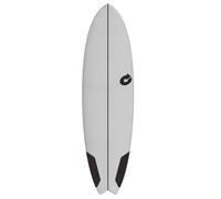 Planche De Surf TORQ Softboard EVA 6.10 Mod Fish Gris Softtop