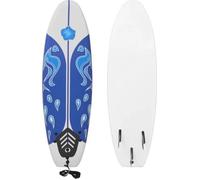 vidaXL Planche de surf pour débutants – 170 cm Bleu et Rouge pour adultes et enfants