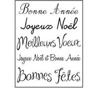 Planche de tampons - ARTEMIO - Joyeux Noël - Multicolore - Adulte - Mixte