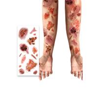 Fiestas Guirca – Tatouages de plaies infectées (30x13 cm) – Maquillage FX pour Halloween